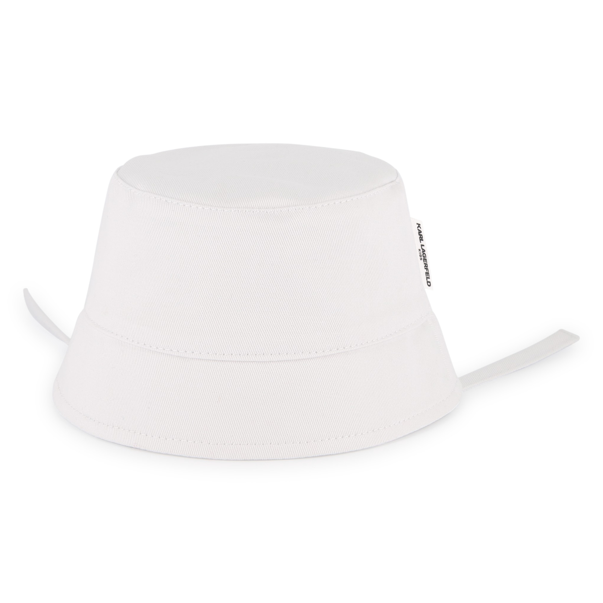 Cotton twill bucket hat KARL LAGERFELD KIDS for GIRL