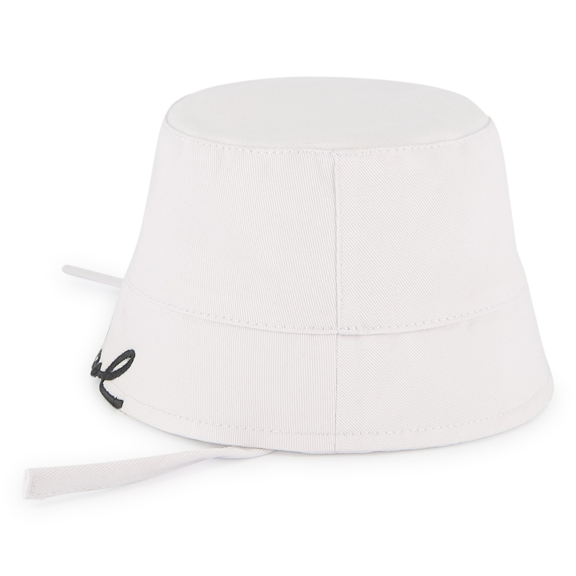 Cotton twill bucket hat KARL LAGERFELD KIDS for GIRL