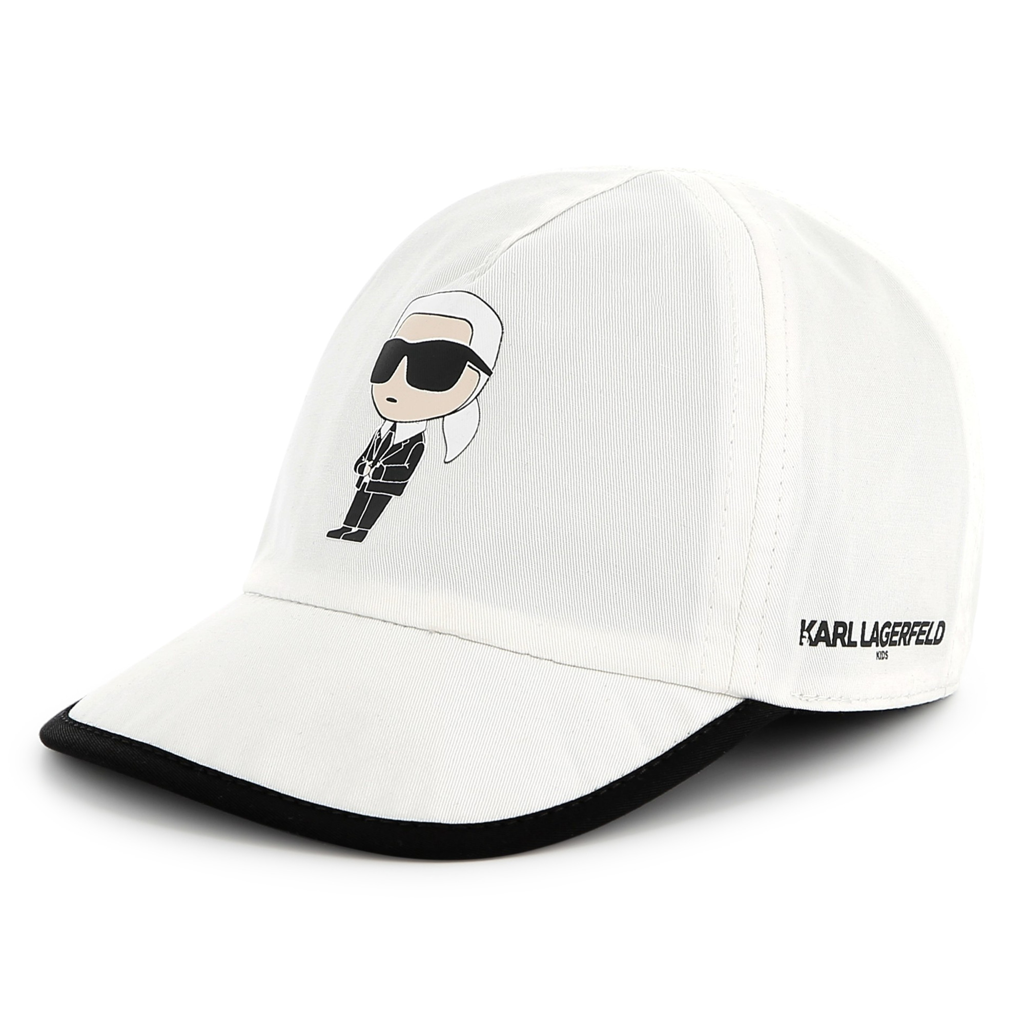 Reversible cotton cap KARL LAGERFELD KIDS for BOY