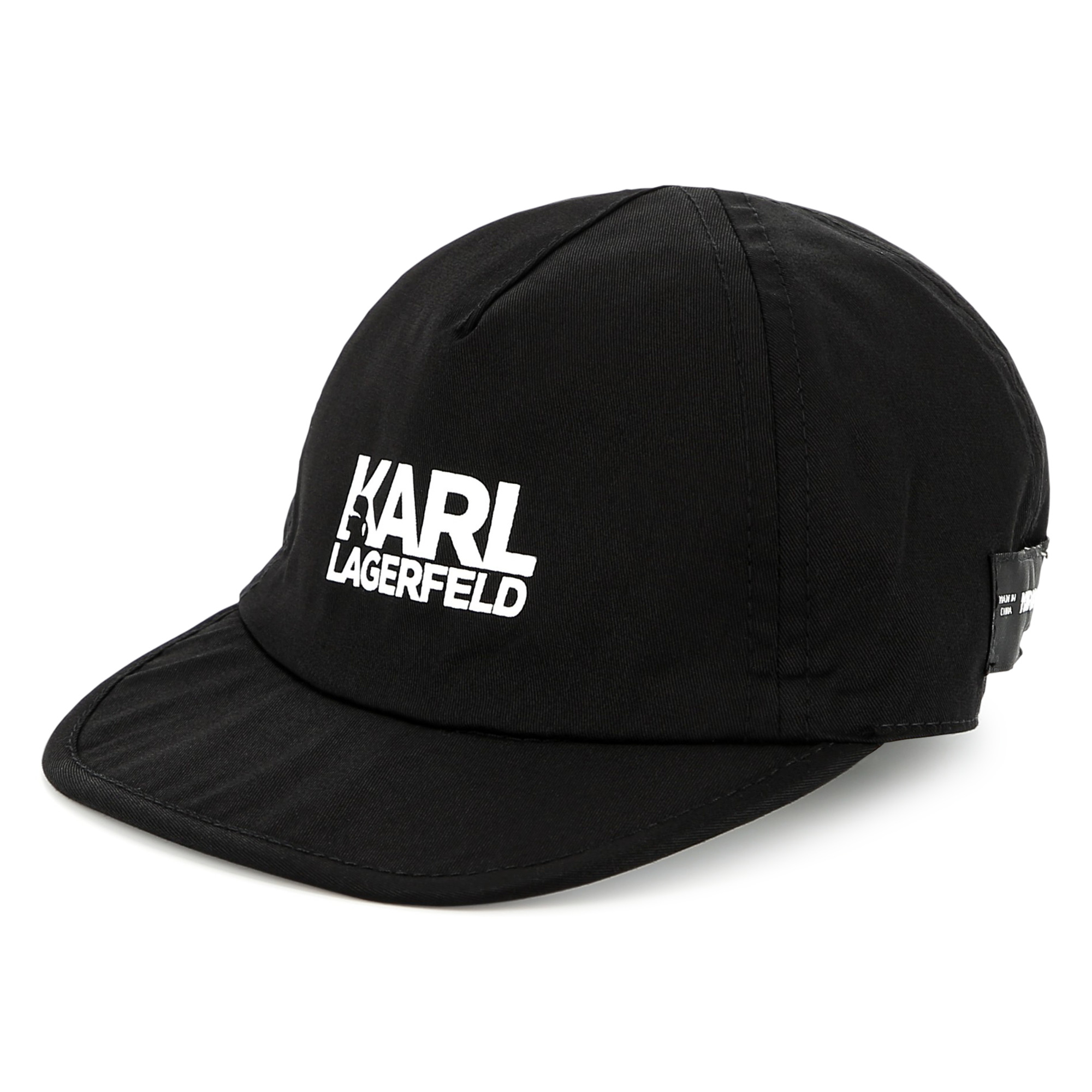 Reversible cotton cap KARL LAGERFELD KIDS for BOY