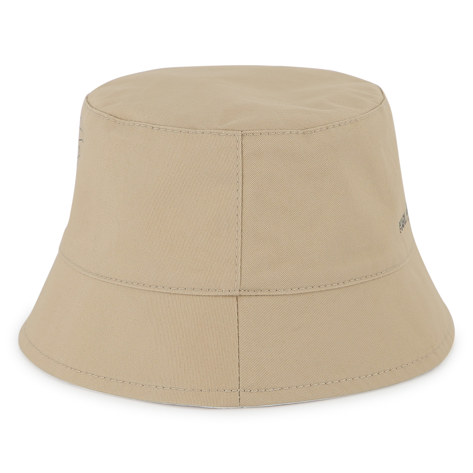 Reversible twill bucket hat KARL LAGERFELD KIDS for BOY