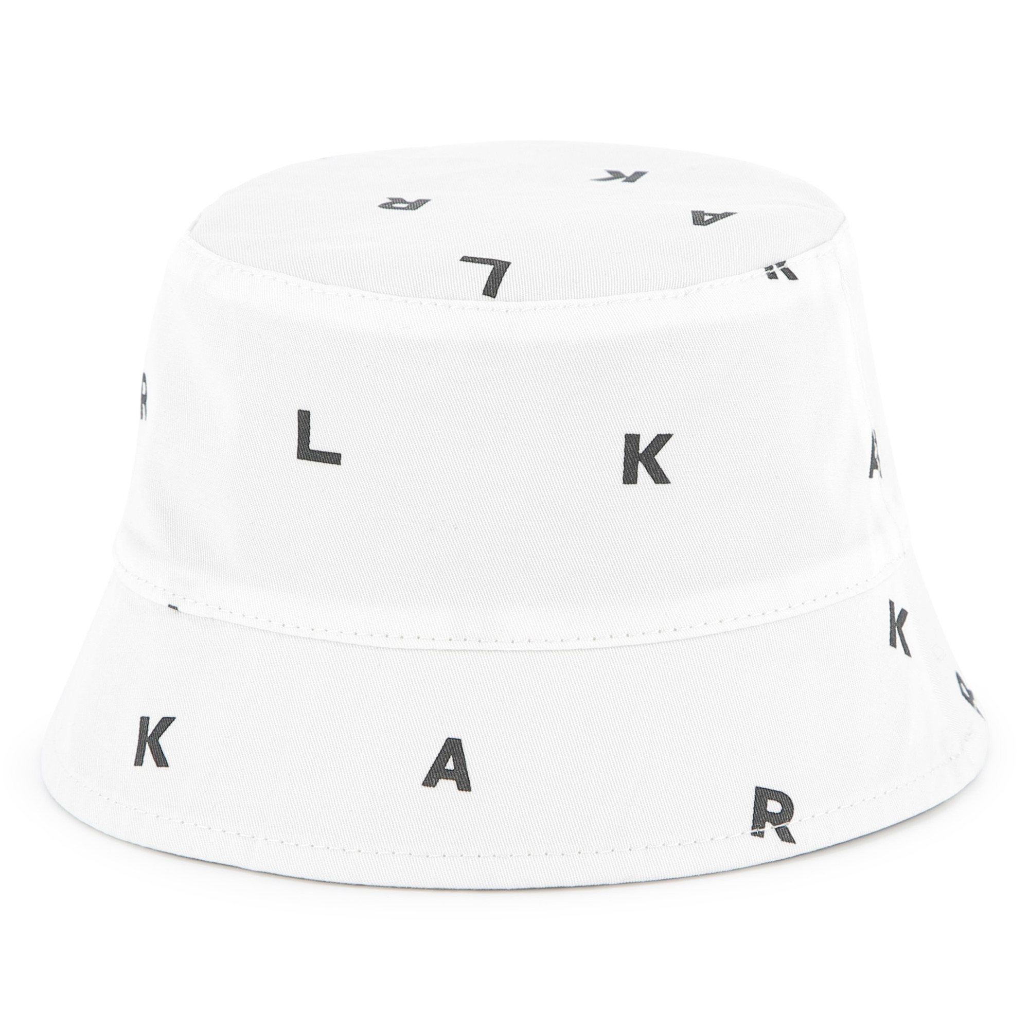 Reversible twill bucket hat KARL LAGERFELD KIDS for BOY