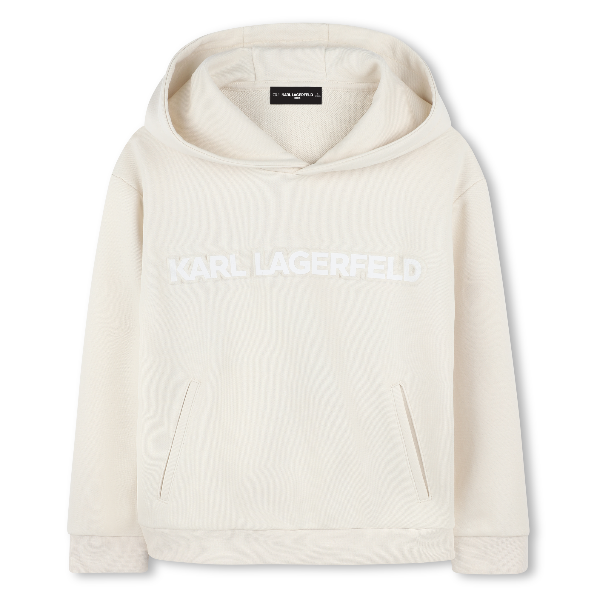 SWEATER MET KAP KARL LAGERFELD KIDS Voor