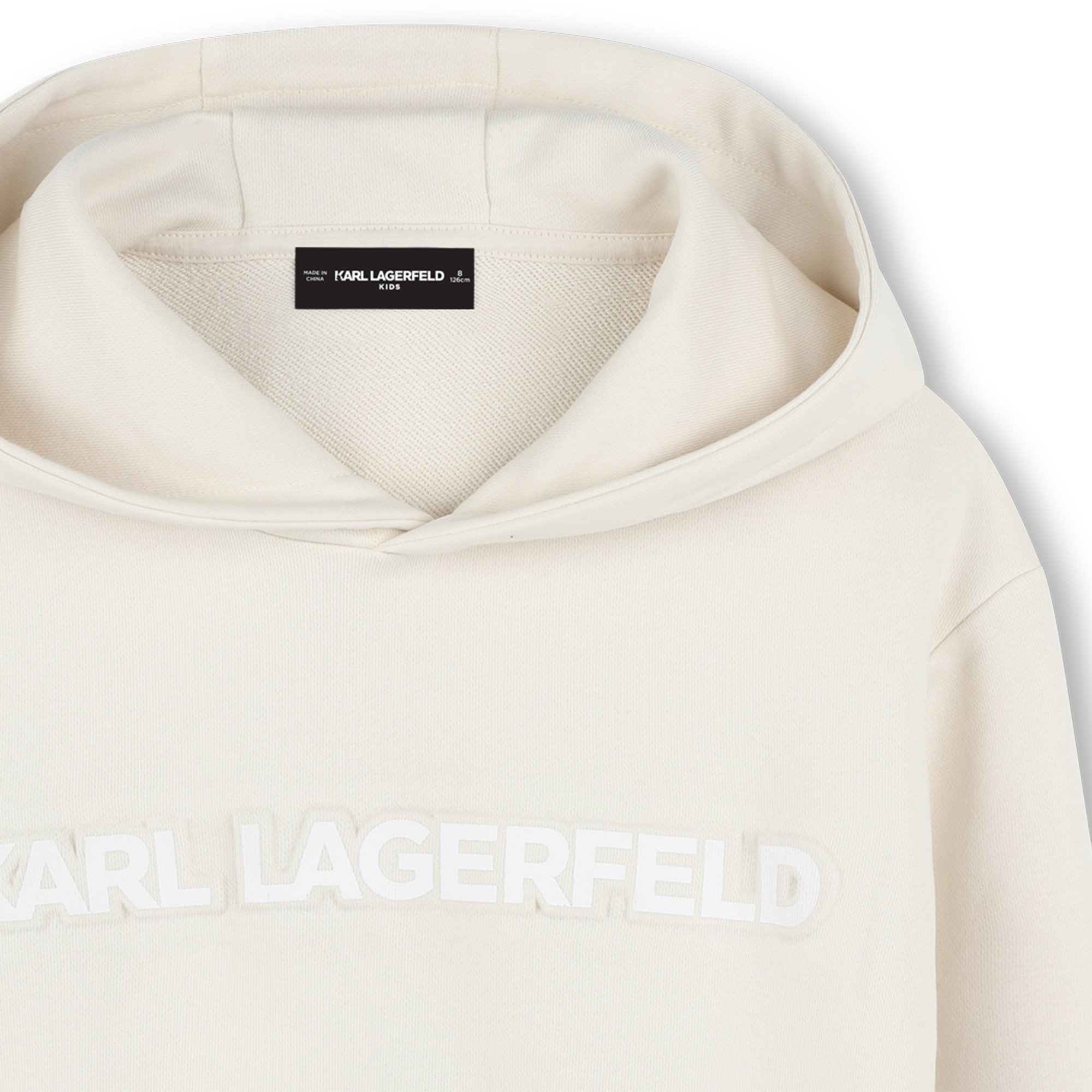 Sweat-shirt à capuche KARL LAGERFELD KIDS pour GARCON