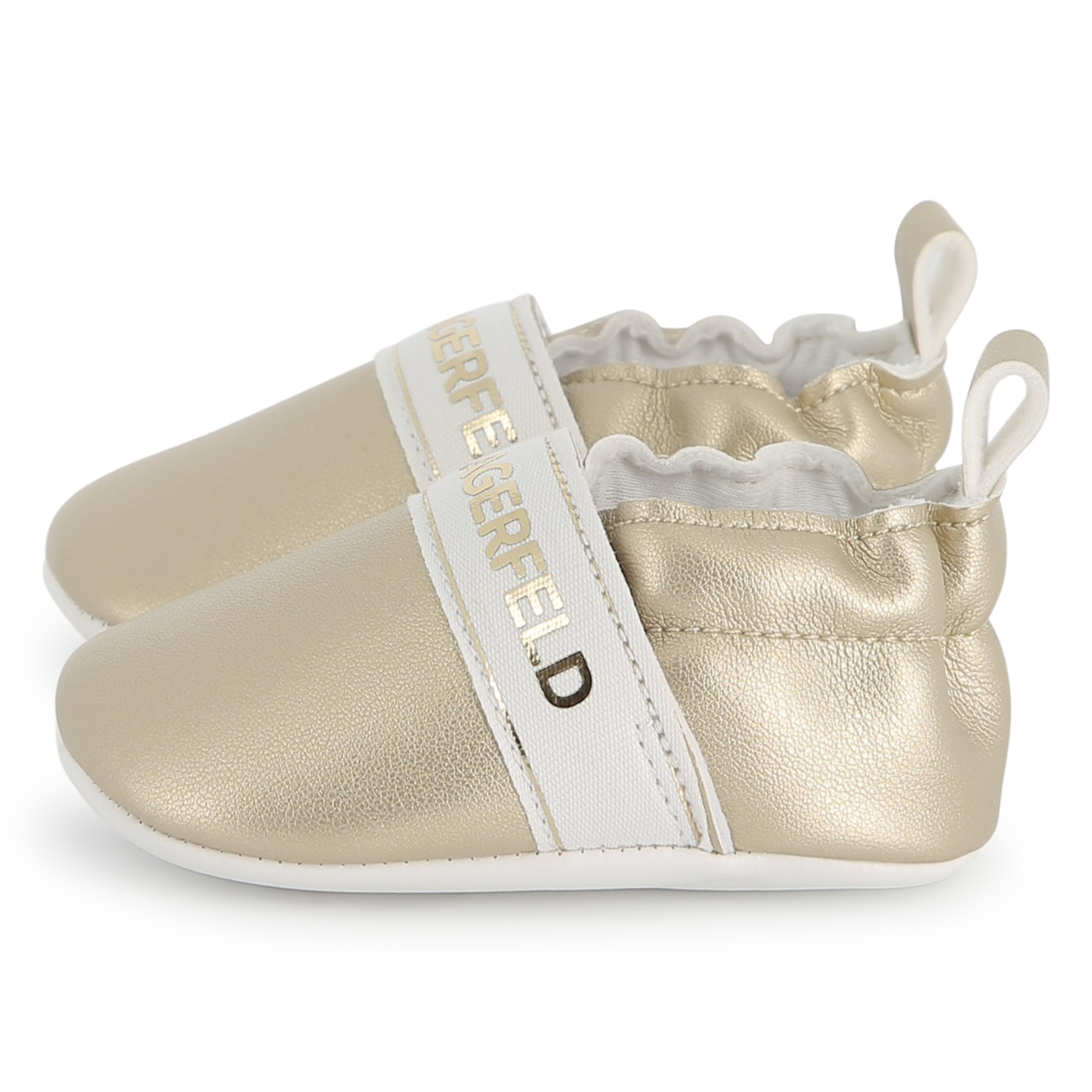 Coated fabric booties KARL LAGERFELD KIDS for GIRL