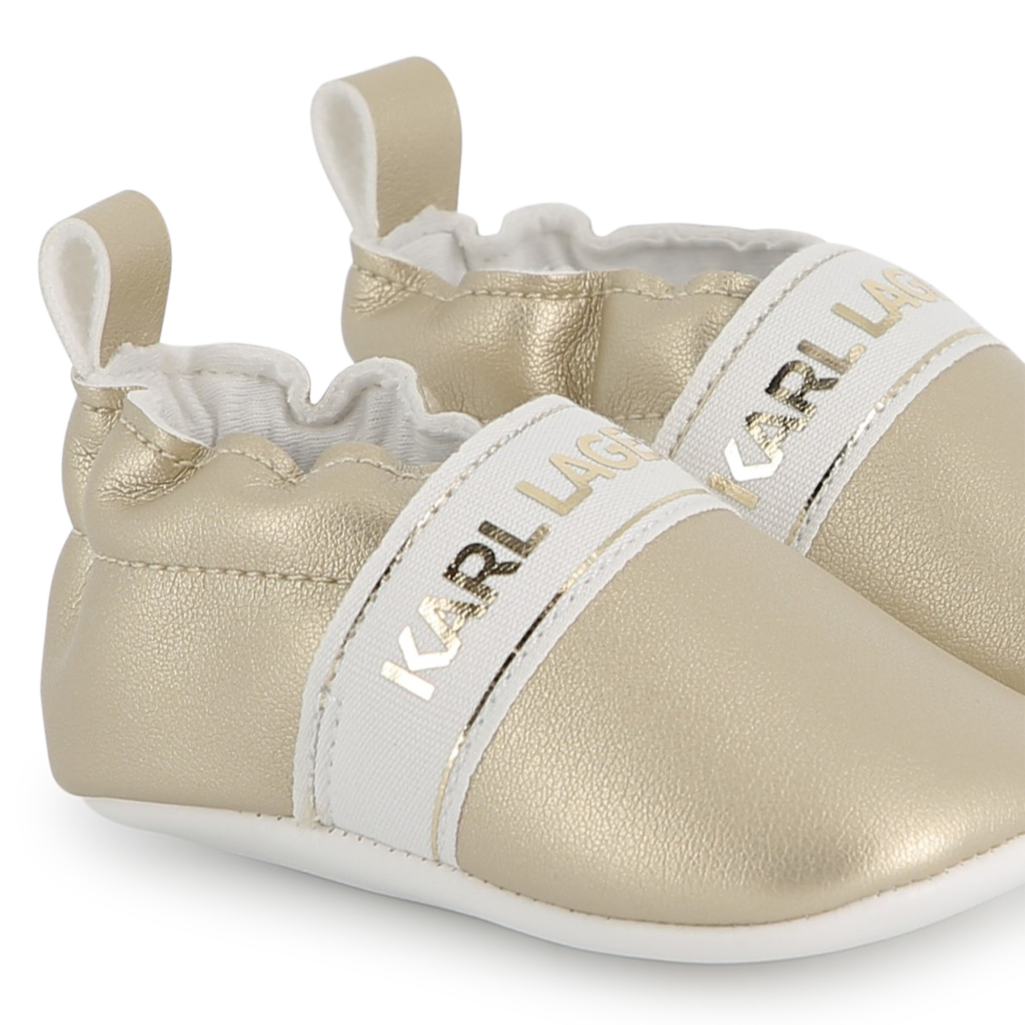 Coated fabric booties KARL LAGERFELD KIDS for GIRL