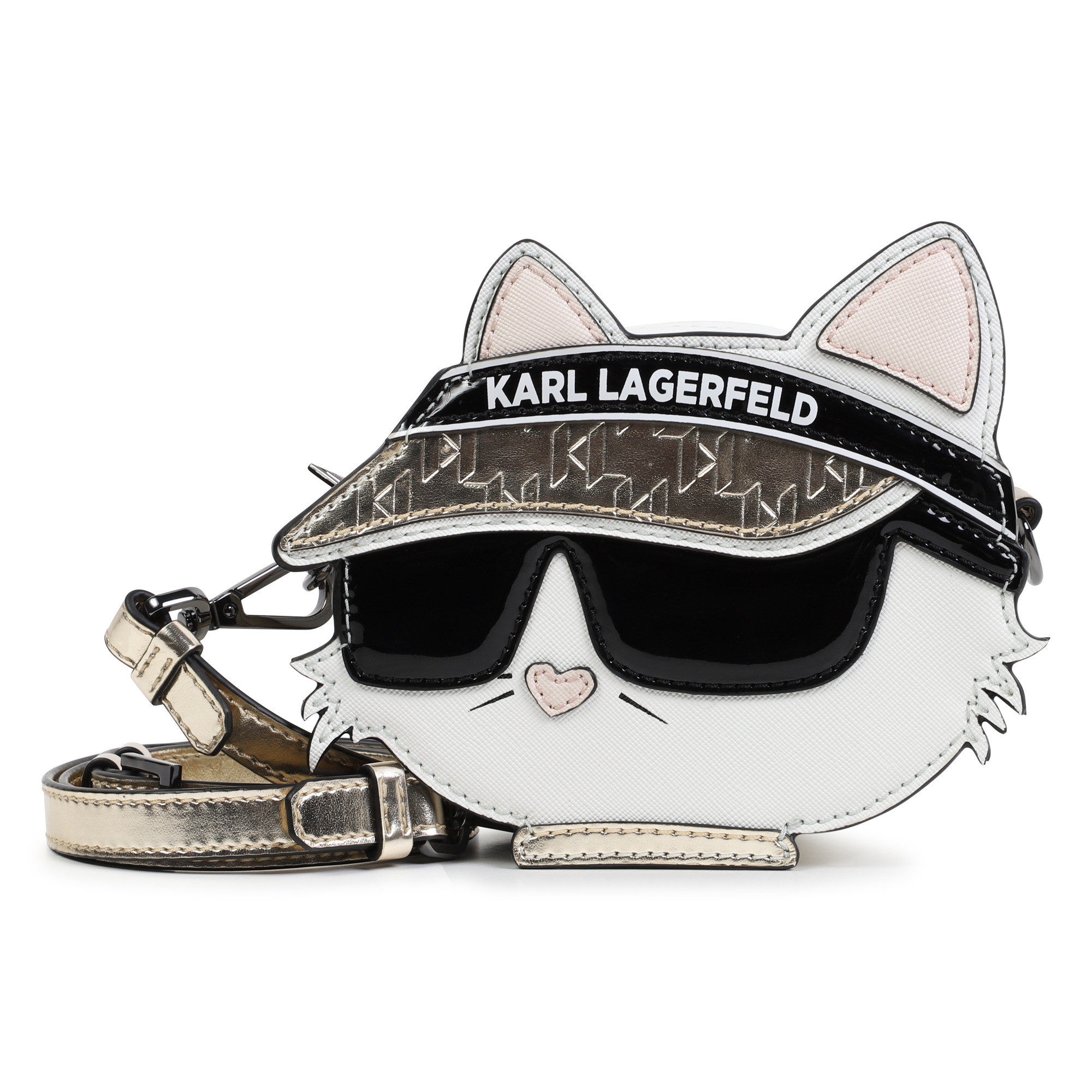 Coated fabric handbag KARL LAGERFELD KIDS for GIRL