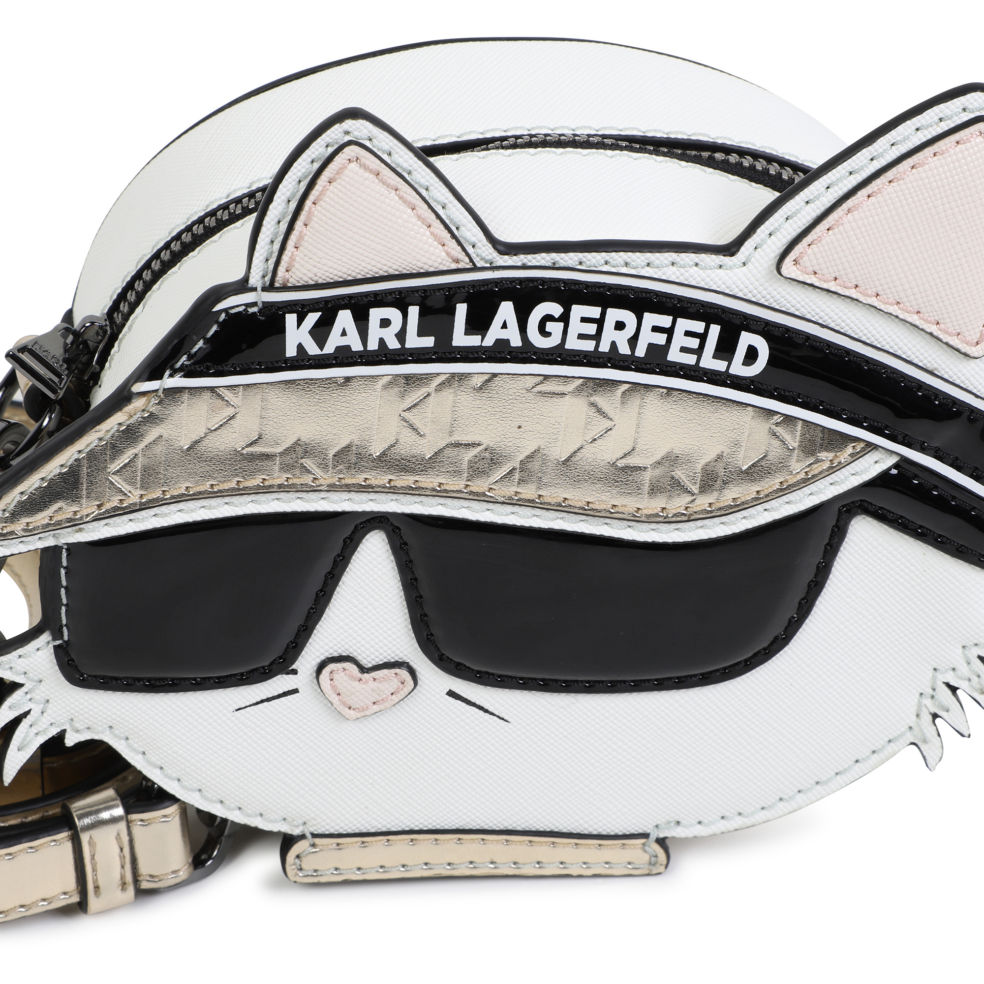 Coated fabric handbag KARL LAGERFELD KIDS for GIRL