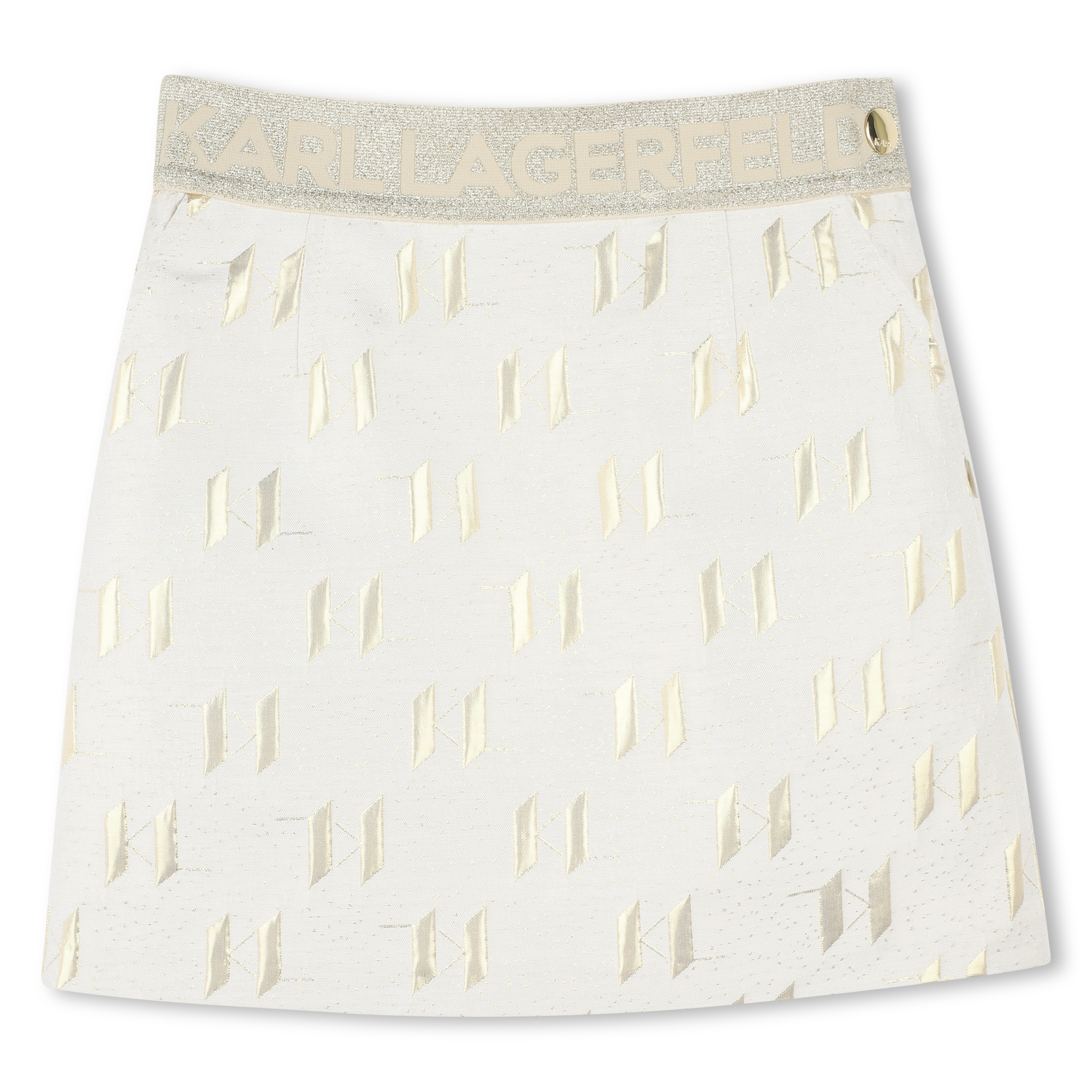 Jupe de cérémonie en jacquard KARL LAGERFELD KIDS pour FILLE