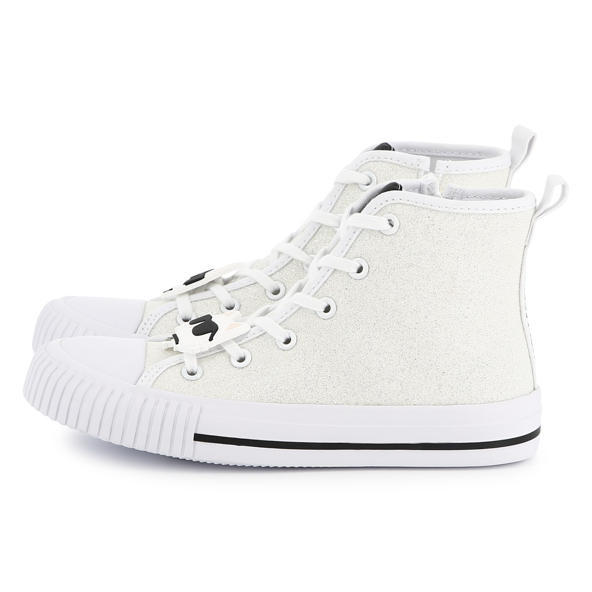 Lace-up high-top trainers KARL LAGERFELD KIDS for GIRL