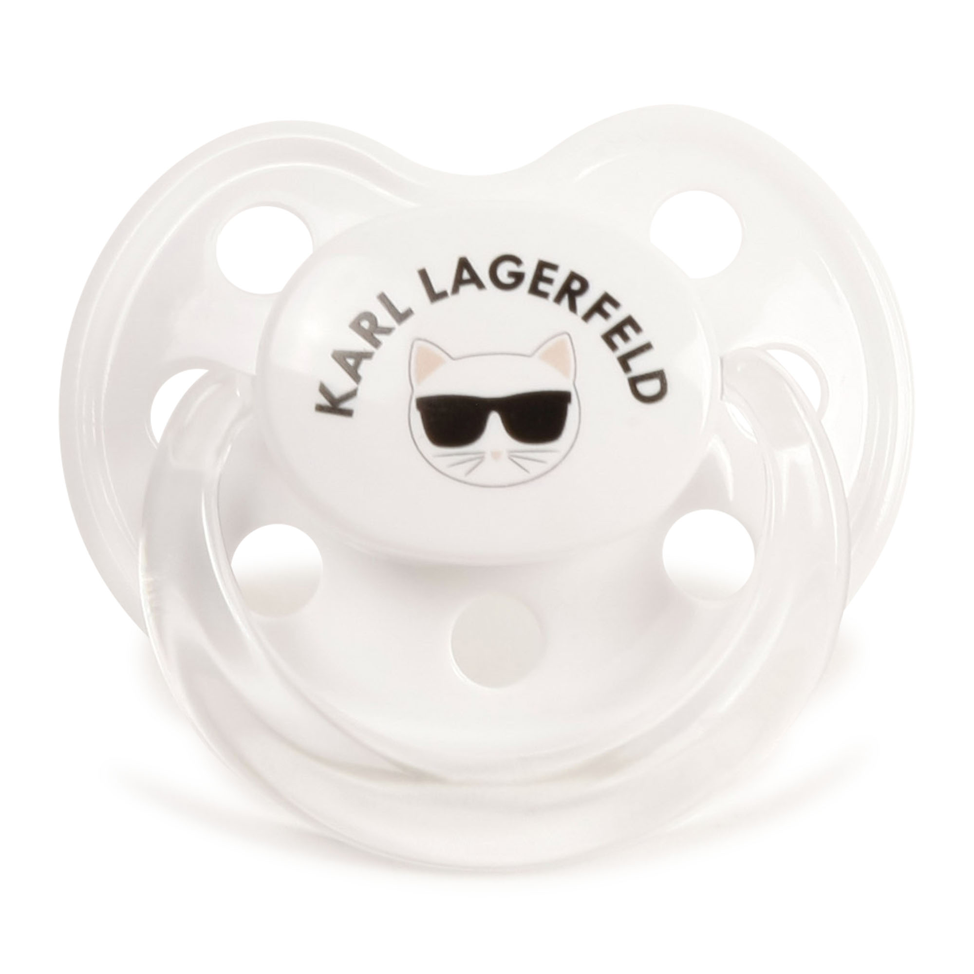 KARL LAGERFELD KIDS Tétine logo choupette FILLE TAILLE UNIQUE Blanc