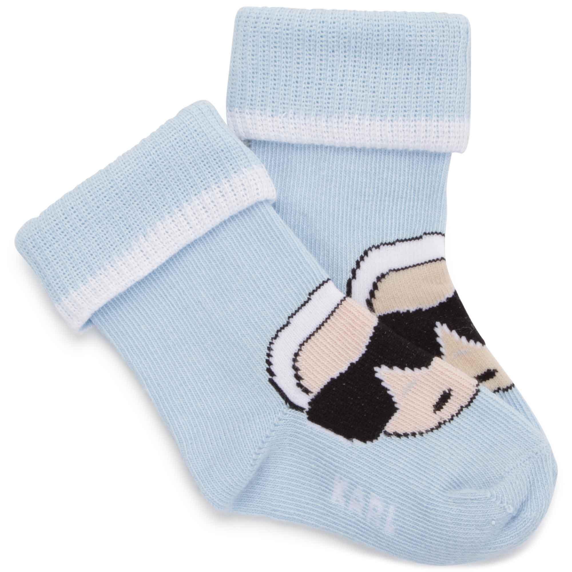 Set of 2 pairs of socks KARL LAGERFELD KIDS for UNISEX