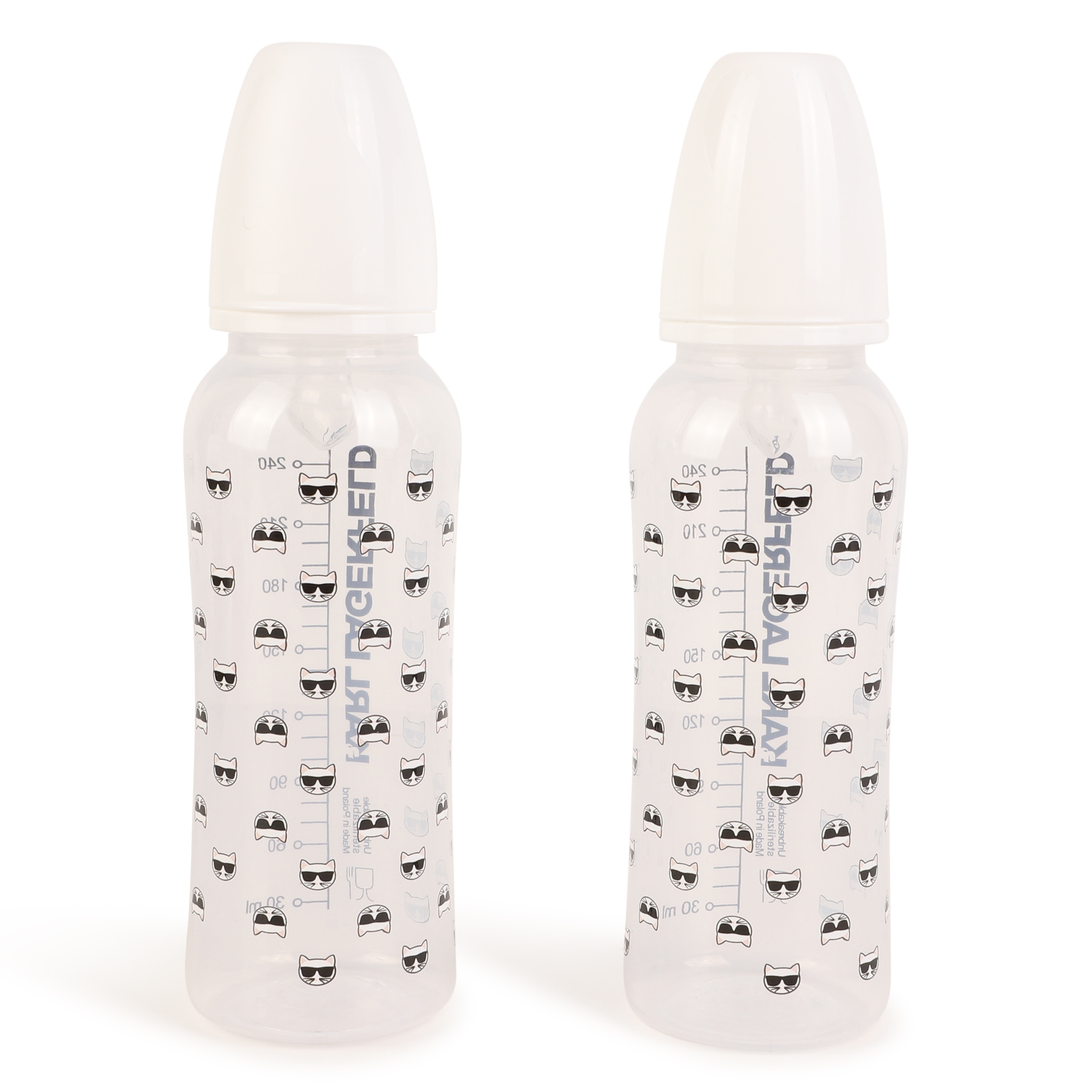 Gift set of 2 baby bottles KARL LAGERFELD KIDS for UNISEX