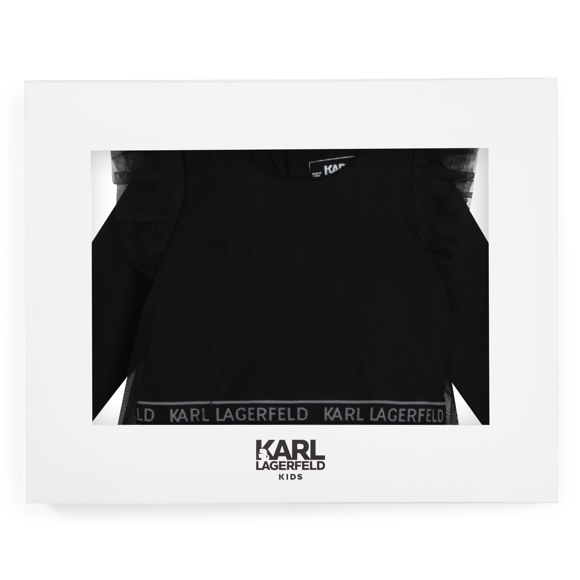 Zip-up party dress KARL LAGERFELD KIDS for GIRL