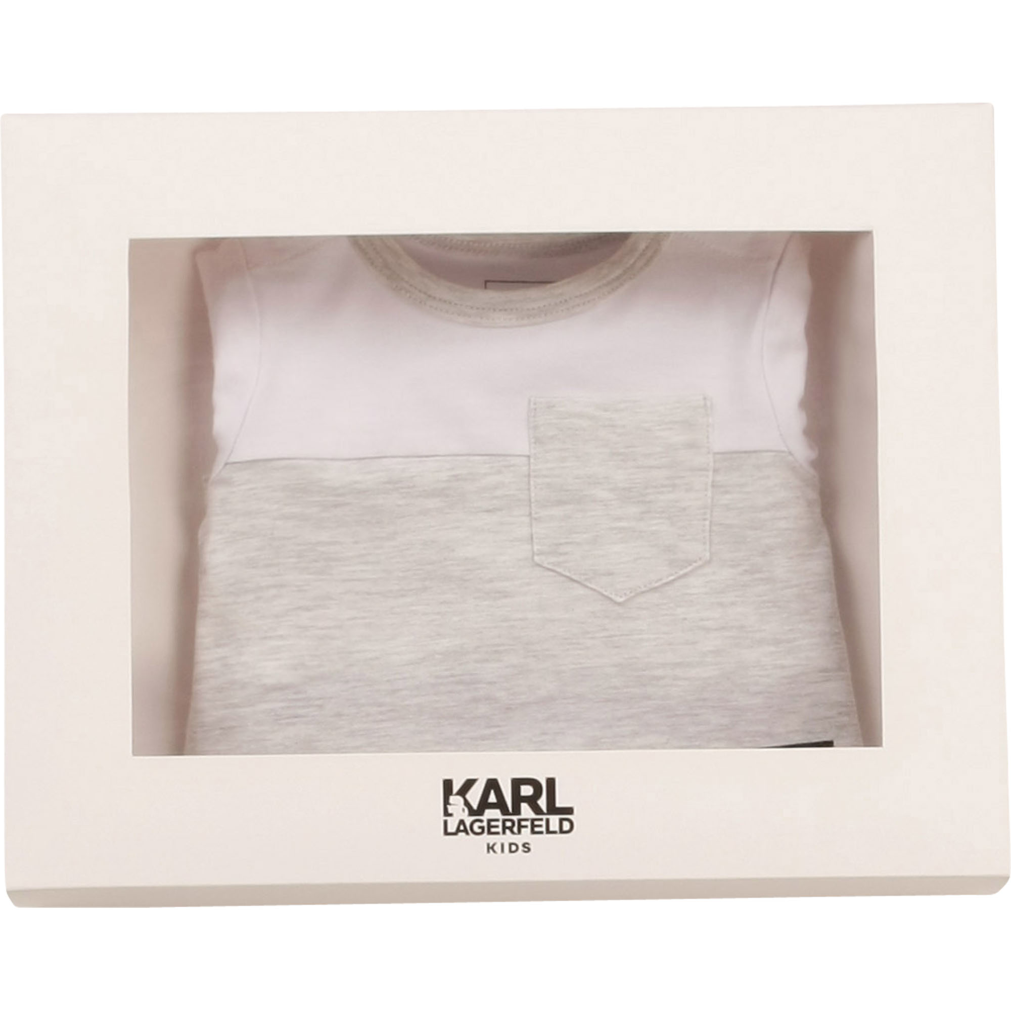 Cotton jersey playsuit KARL LAGERFELD KIDS for BOY