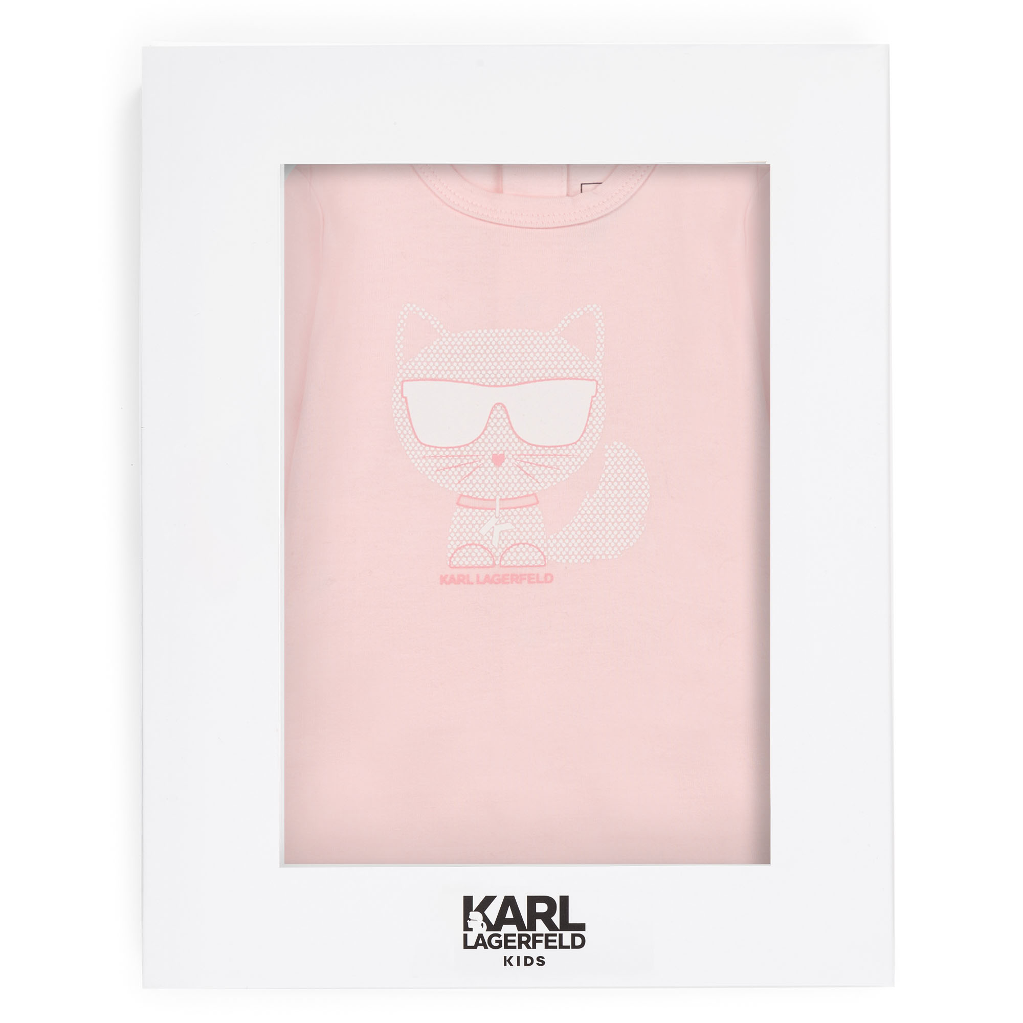 Printed cotton jersey pyjamas KARL LAGERFELD KIDS for GIRL