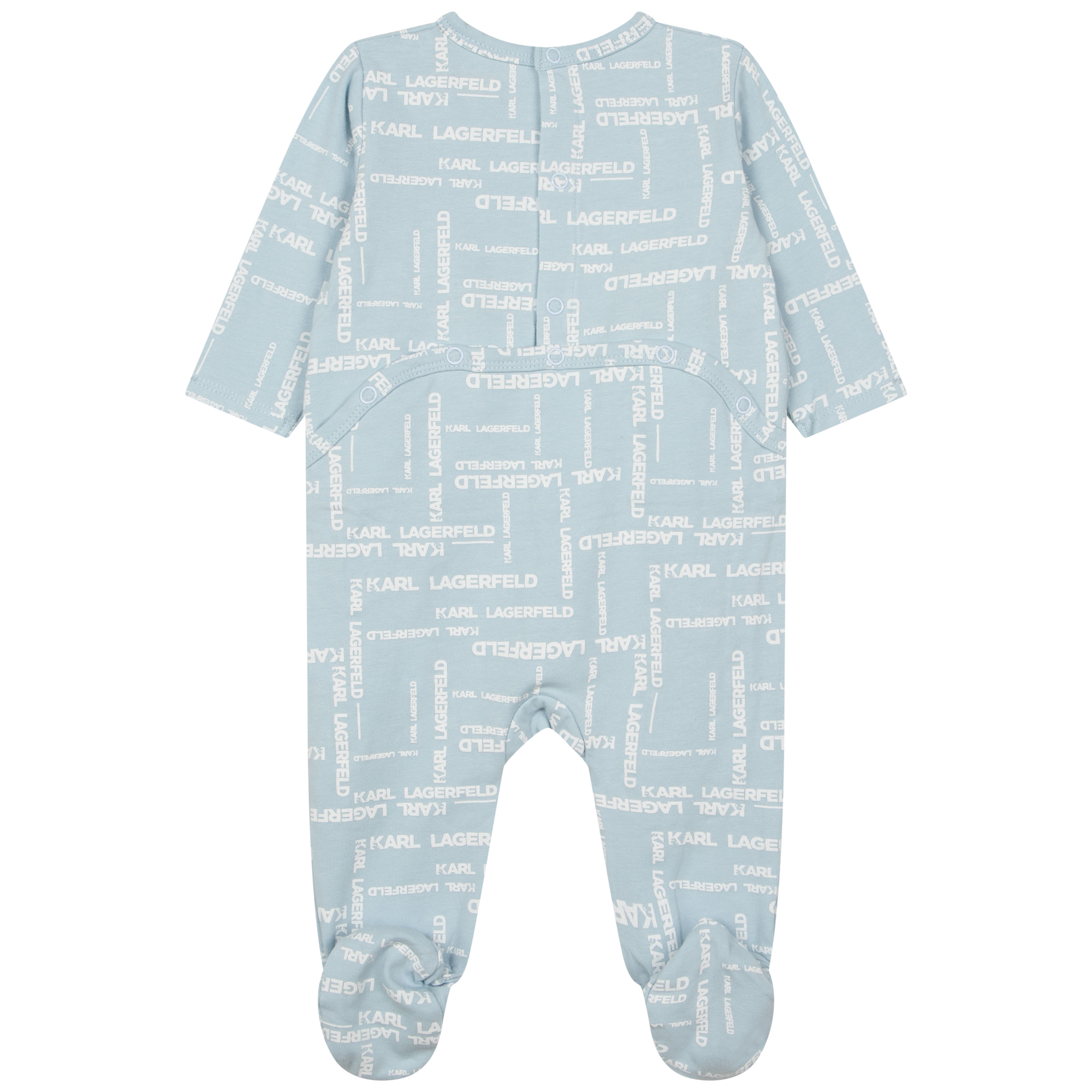 Pyjama pressionné en coton KARL LAGERFELD KIDS pour GARCON