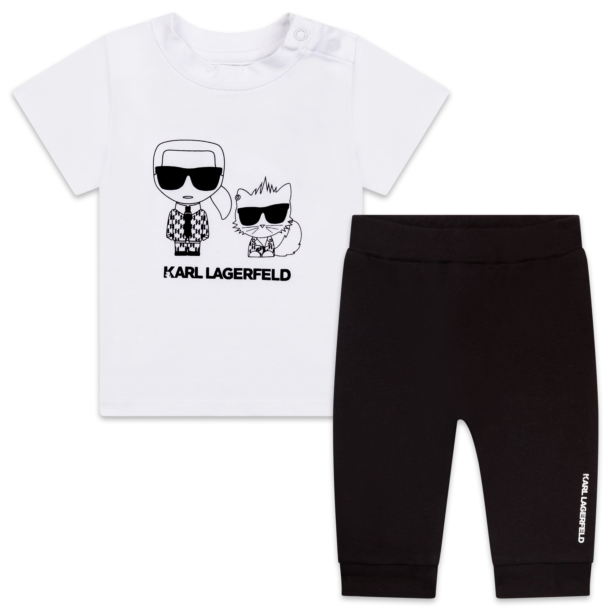 Ensemble t-shirt et legging KARL LAGERFELD KIDS pour GARCON
