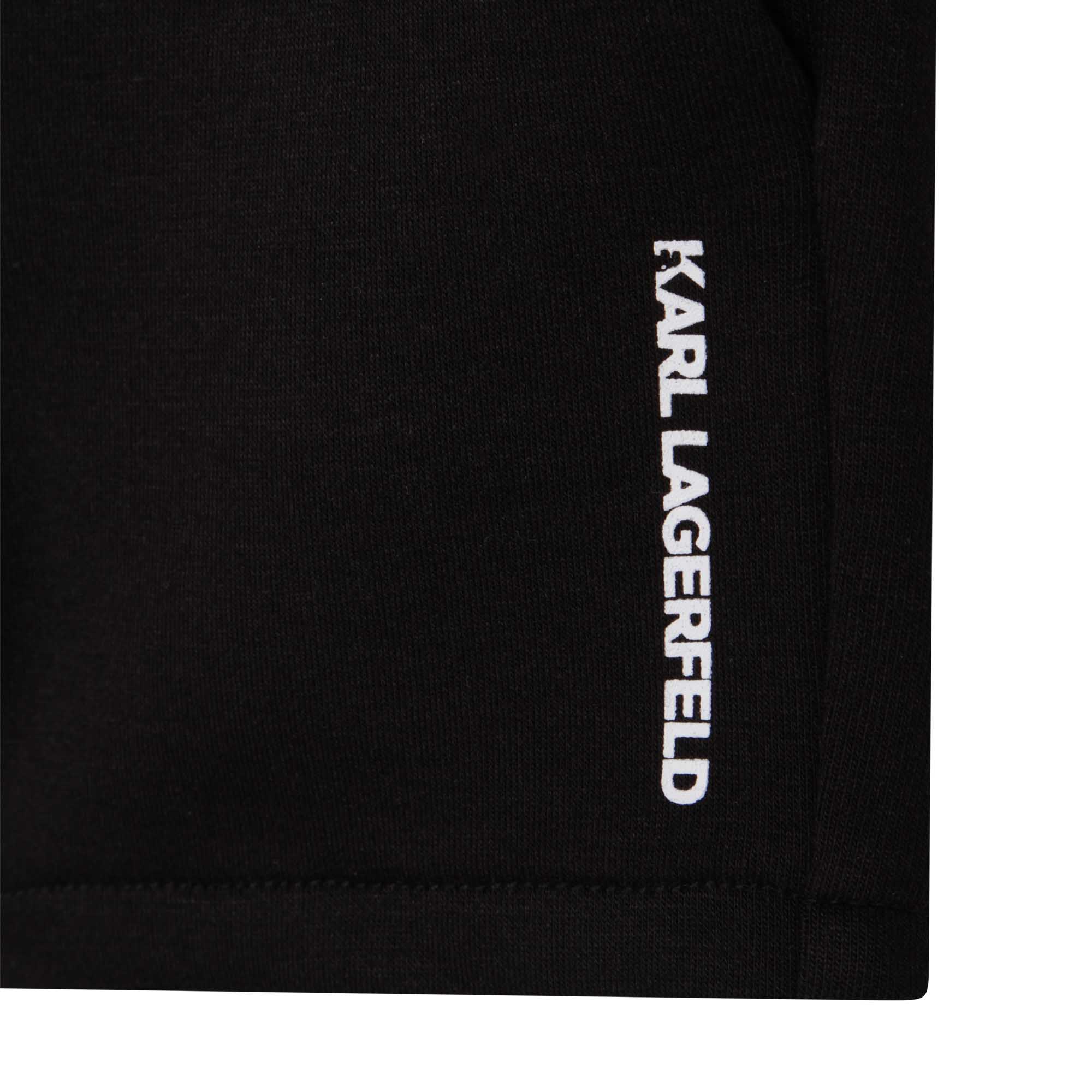Ensemble T-shirt et short KARL LAGERFELD KIDS pour GARCON