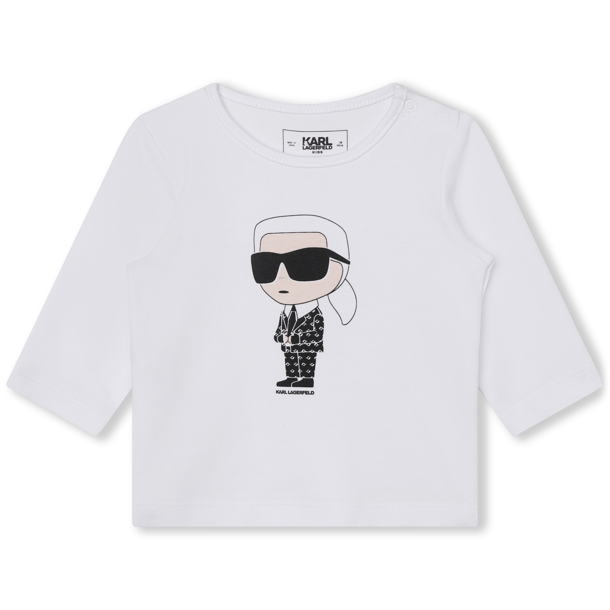 Set van T-shirt + legging KARL LAGERFELD KIDS Voor