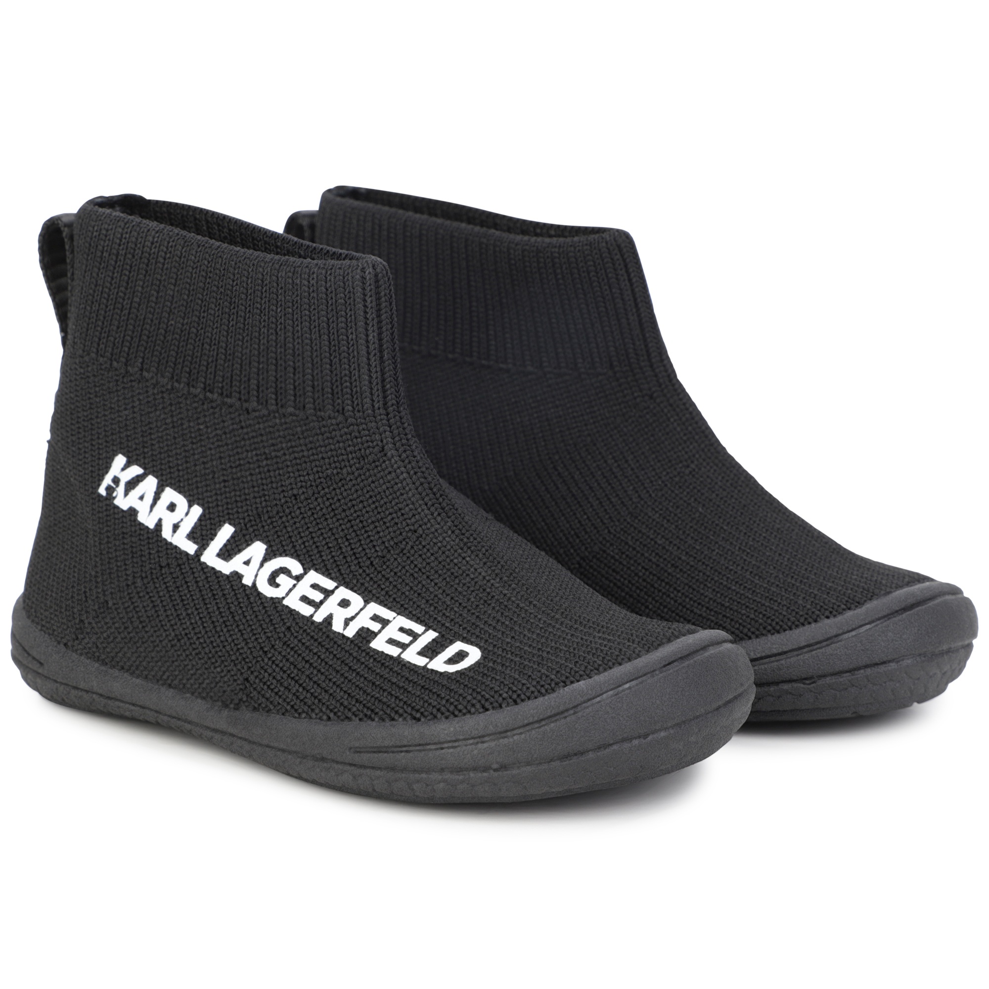 Chaussons chaussettes tricot KARL LAGERFELD KIDS pour FILLE