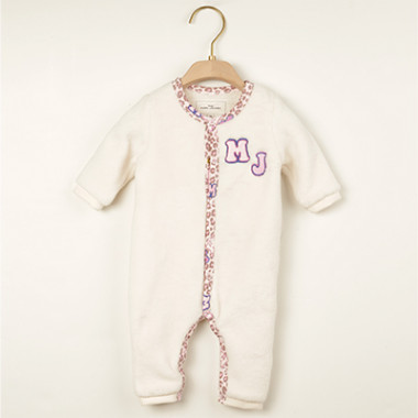 Embroidered fleece coveralls  for 