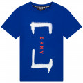 T-shirt van katoenjersey DKNY Voor