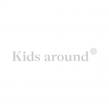 Robe manches courtes à logo DKNY pour FILLE