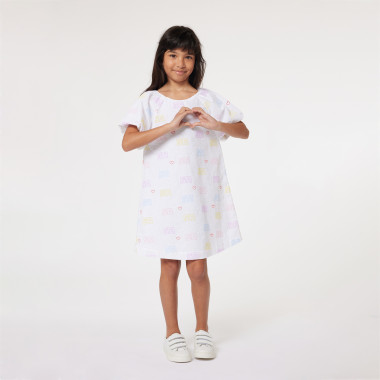 Embroidered percale dress SONIA RYKIEL for GIRL