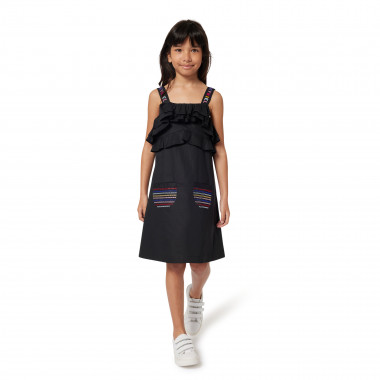 Robe en popeline à volants SONIA RYKIEL pour FILLE