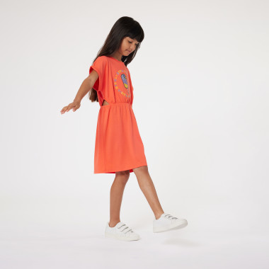 Dress with cutouts and print SONIA RYKIEL for GIRL