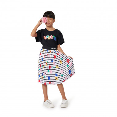 Long printed pleated skirt SONIA RYKIEL for GIRL