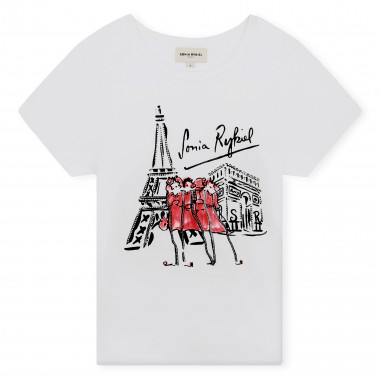 T-shirt avec imprimé devant SONIA RYKIEL pour FILLE