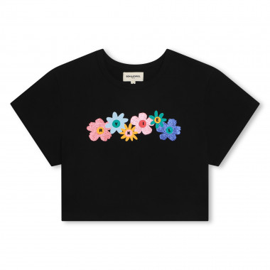 Short flower-print T-shirt SONIA RYKIEL for GIRL