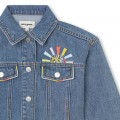 Jeans-Jacke mit Stickereien SONIA RYKIEL Für MÄDCHEN