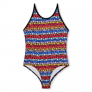 1-piece heart print swimsuit SONIA RYKIEL for GIRL