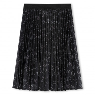 Pleated printed skirt SONIA RYKIEL for GIRL