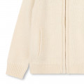 Tricot zipped jumper SONIA RYKIEL for GIRL