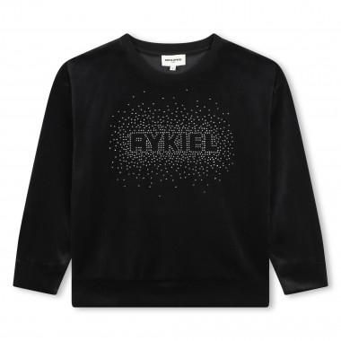 Velvet sweatshirt SONIA RYKIEL for GIRL