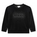 Velvet sweatshirt SONIA RYKIEL for GIRL