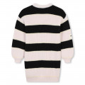 Two-tone striped dress SONIA RYKIEL for GIRL