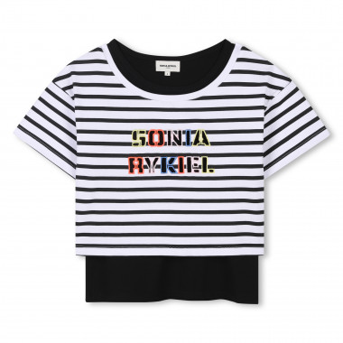 2-in-1 T-Shirt mit Top SONIA RYKIEL Für MÄDCHEN