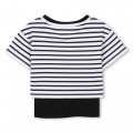 2-in-1 T-Shirt mit Top SONIA RYKIEL Für MÄDCHEN