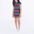 Robe rayée à manches courtes SONIA RYKIEL pour FILLE