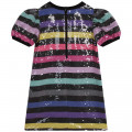 Striped sequined dress SONIA RYKIEL for GIRL