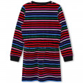 Striped velvet dress SONIA RYKIEL for GIRL