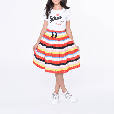 Jupe en broderie anglaise SONIA RYKIEL pour FILLE