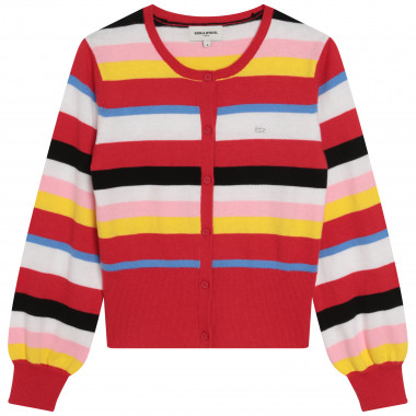 Striped tricot cardigan SONIA RYKIEL for GIRL