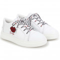 Leather lace-up trainers SONIA RYKIEL for GIRL