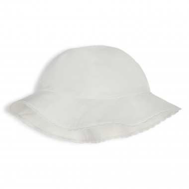 Percale hat with ties CHLOE for GIRL